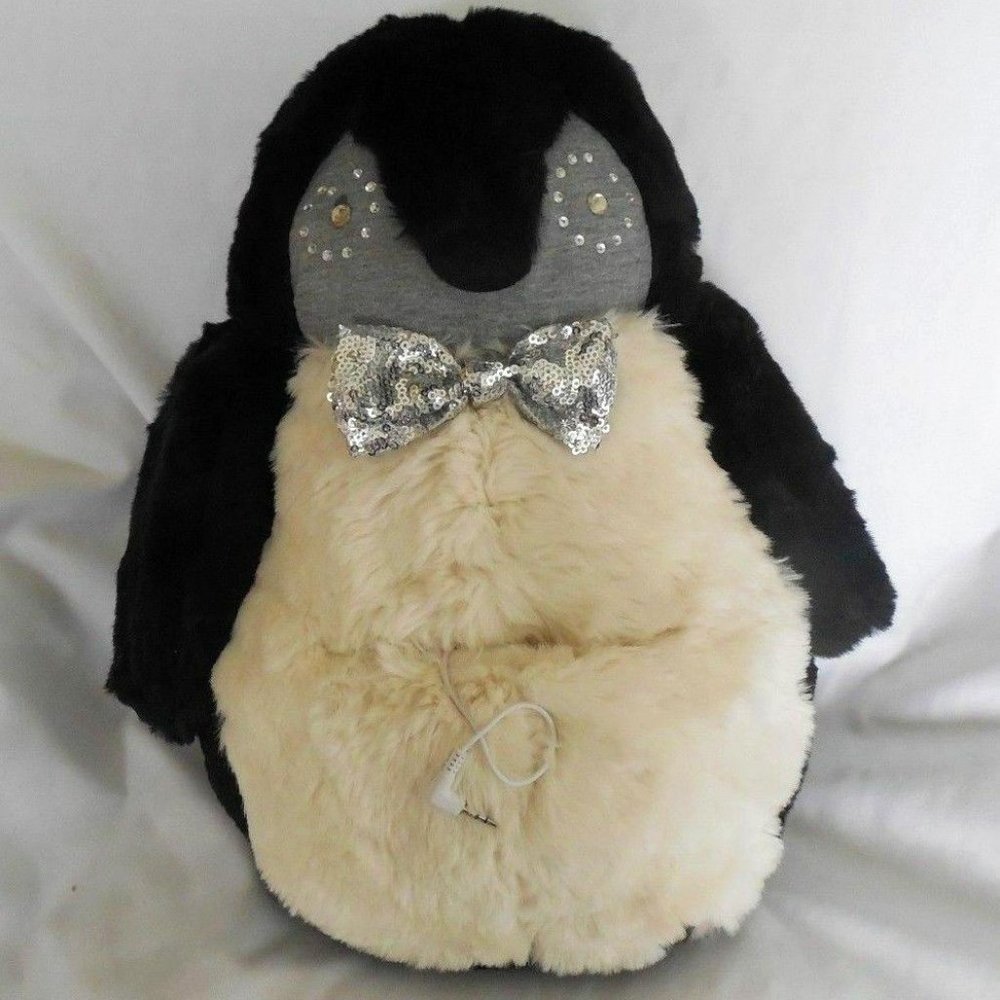 PBT Rockin Plush Speaker Jeweled Owl 3.5 MM NWOT